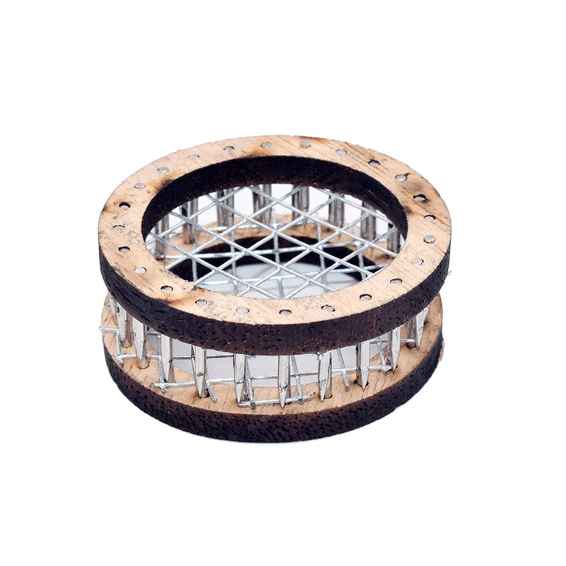 2PCS/Set Handmade Push-In Queen Marking Disc Round Push-In Queen Mark Cage Bee Marking