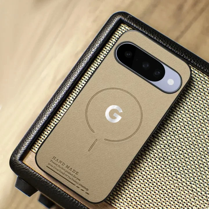 Sleek Leather MagSafe-Compatible Shockproof Case with Wireless Charging