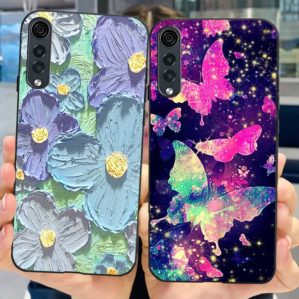 Custodia Per Telefono Con Motivo Elegante Per Lg Velvet Soft Silicone Tpu Cover Per Lg Velvet 5G Uw G900 G900N G900V G910Emw Conchiglie Per Telefono