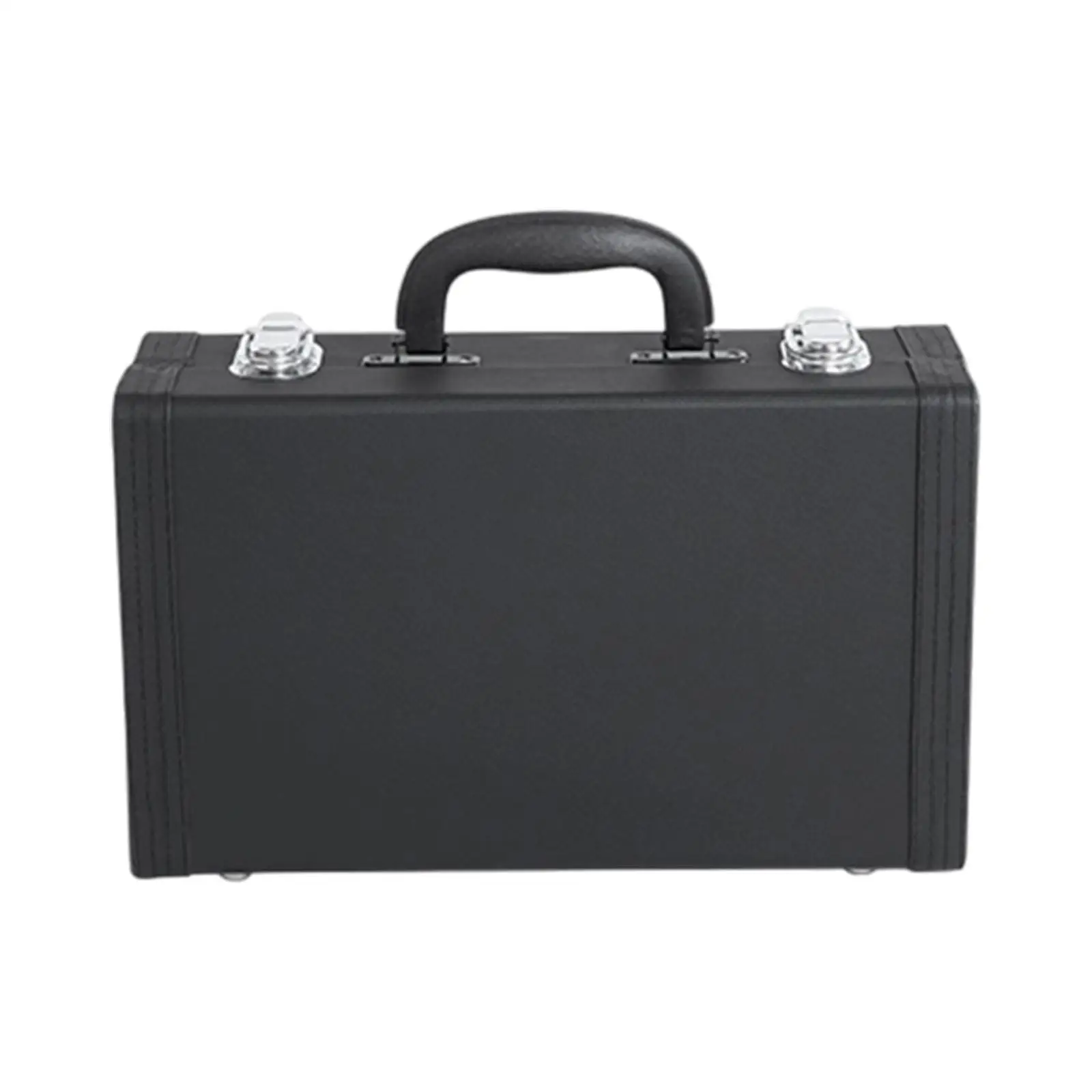 클라리넷 휴대용 케이스 프리미엄 PU 가죽 벨벳 안감 보호용 보관함 Bb 클라..