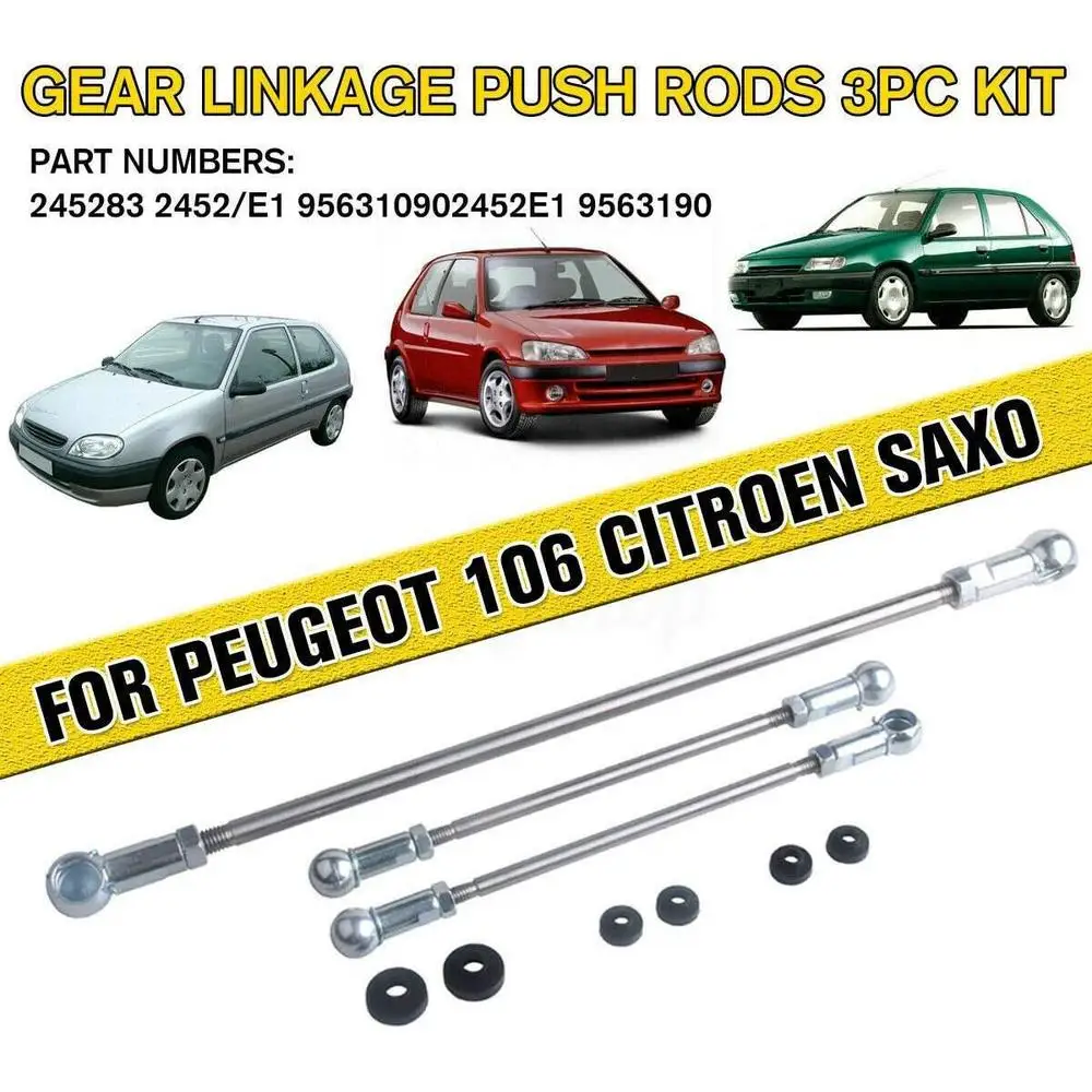 For Peugeot 106 Shift Rod 3-Piece Set -245283