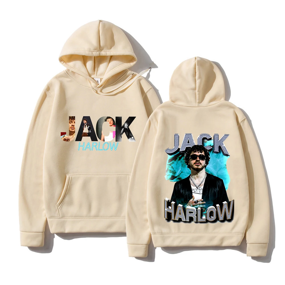 Jack Harlowi Hoodies Vintage Streetwear for Men Clothing Winter Sweatshirts Male/female Long Sleeve Tops Cute Cartoon Sudaderas