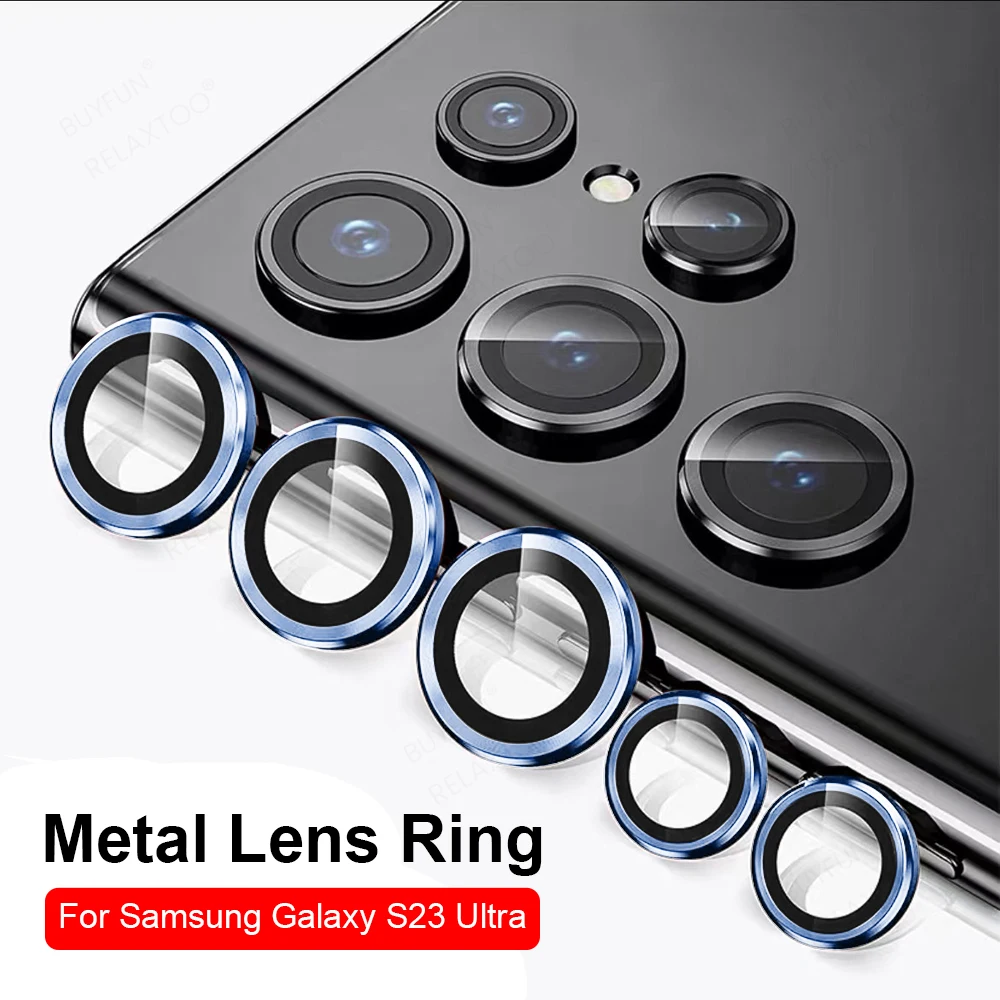 Per Samsung Galaxy S23 Ultra 2023 Common Eagle Glasses Head Ring Sansung S23 Eagle Eye Camera Ring S23Plus Metal Frame Lens Film