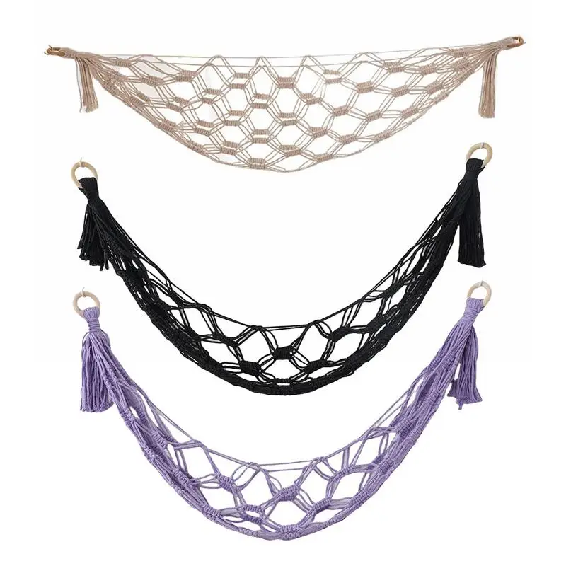 Toy Storage Hammock Stuffed Animal Toy Storage Hammock With Macrame Toy Organizer Storage Net Home Decor 2