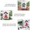 Portable Mini Mahjong Set Fall-Resistant  Logical Thinking Exercise Puzzle Board Game Chess and Cards Gift for Friends Family 5