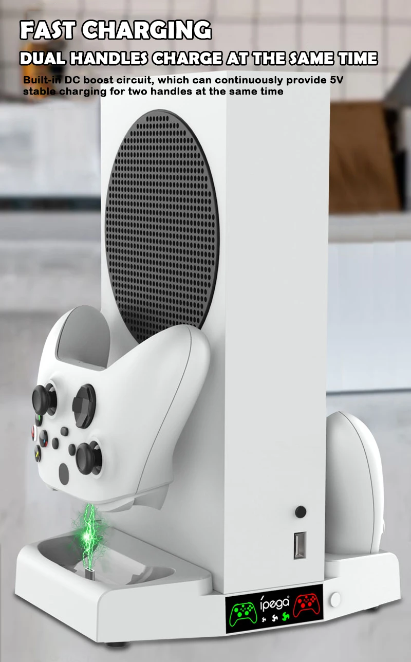 Подставка под вентиляторы для контроллера Xbox серии S зарядная док-станция