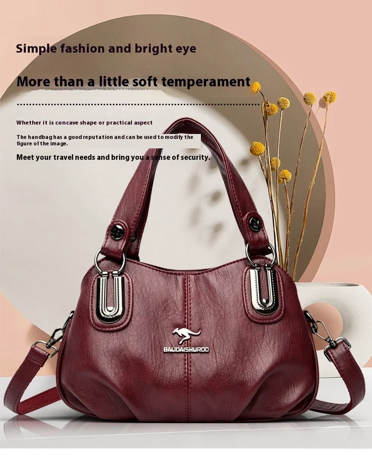 Handbag Women 2024 New Women's One Shoulder Crossbody Fashionable Versatile For Middle Aged And Elderly Mothers Handheld_voghion.com