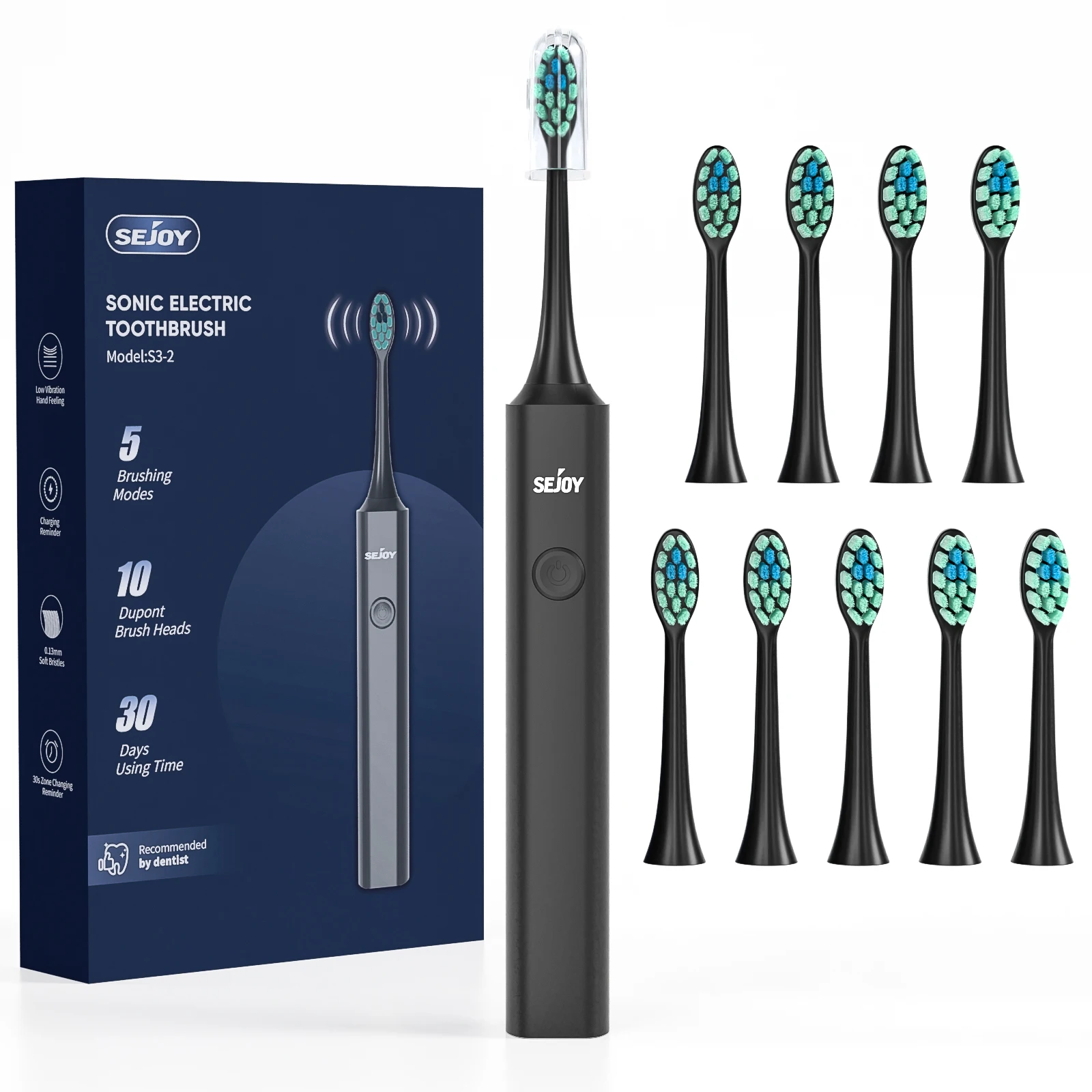 Cepillo de Dientes Eléctrico Sonic FreshPulse