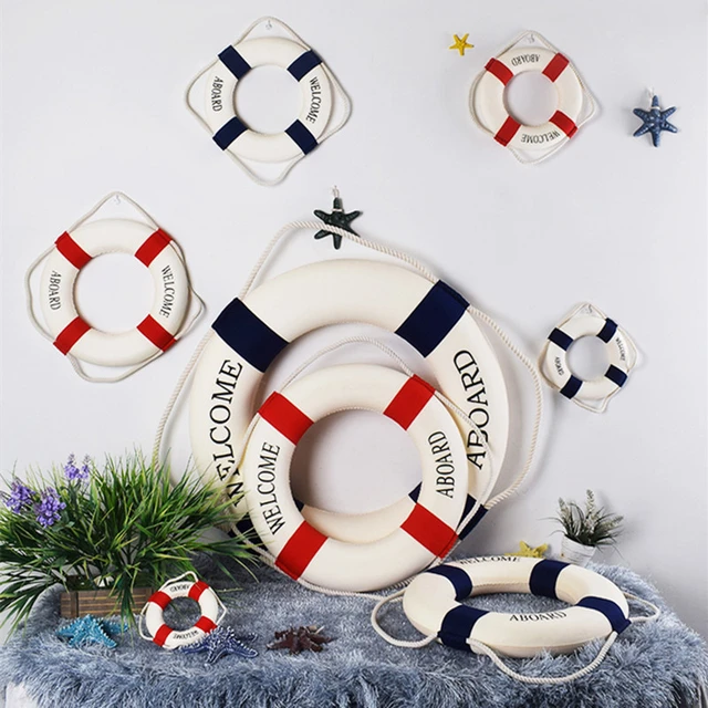 Ocean Wind Accessories Life Preserver Bouy Decoration Ornaments Ocean  Decorations Theme Party Decorations - AliExpress