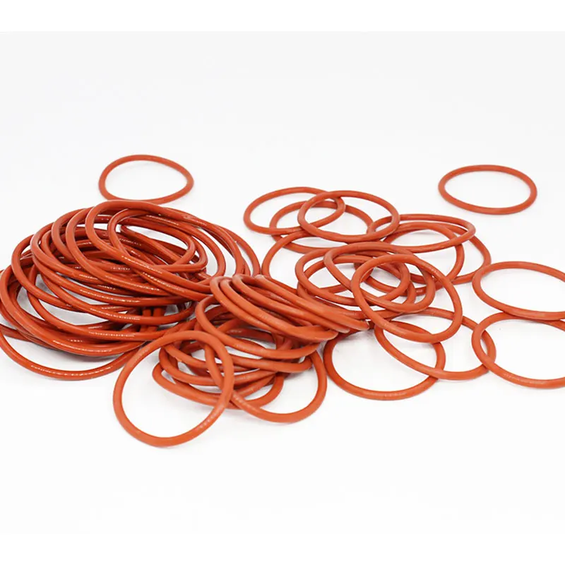 Enhanced Red Silicone Rubber O-Ring Seal - Multiple Sizes Available