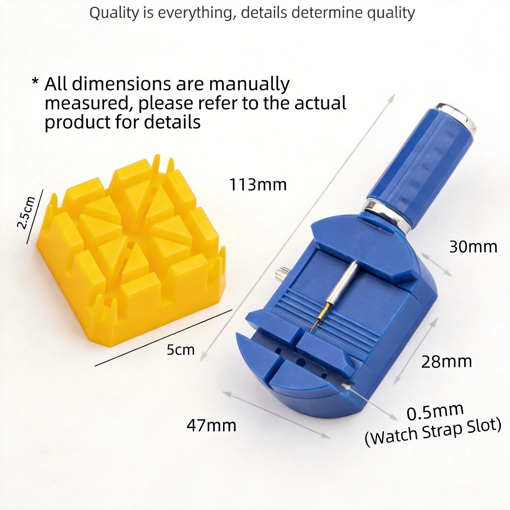 Watch Strap Adjustment and Repair Tool Kit - Easy Link Pin Remover