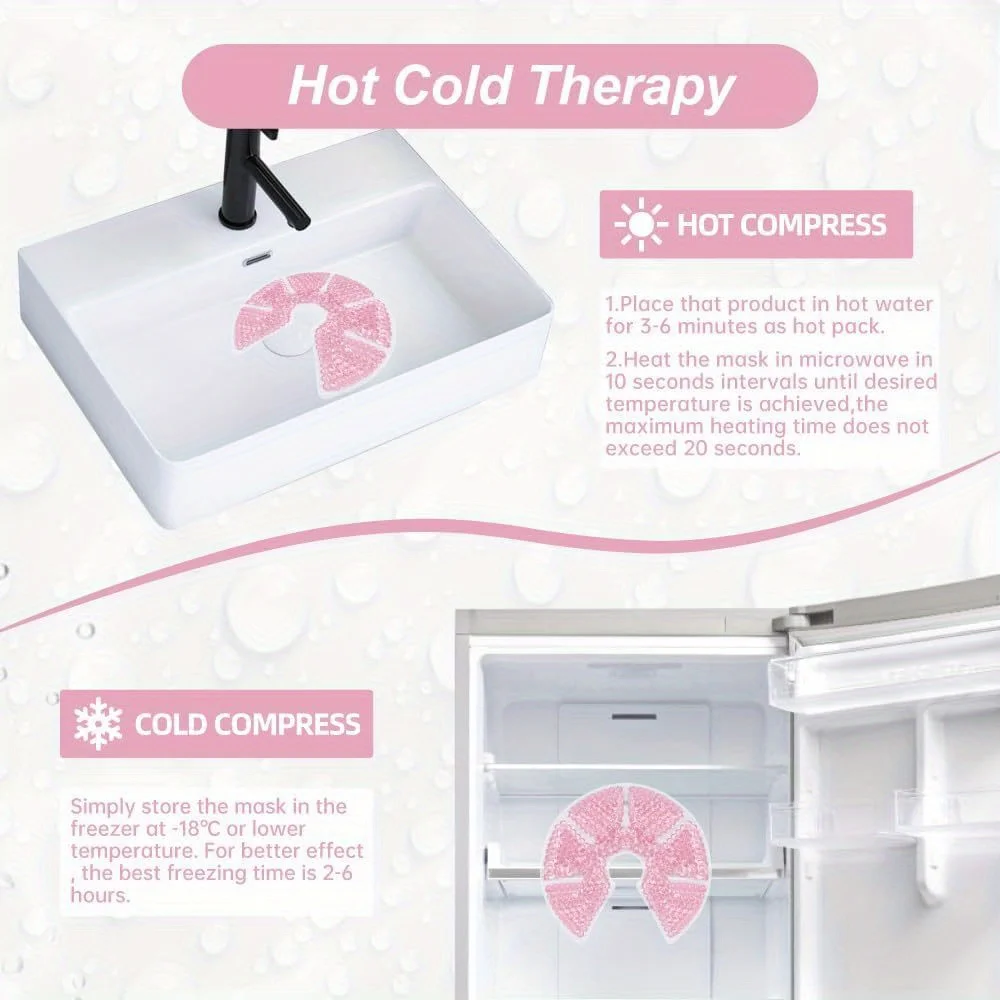 Breast Therapy Pads Hot Cold Breastfeeding Gel Pads Breastfeeding Essentials and Postpartum Recovery, Nursing Pain Relief 6