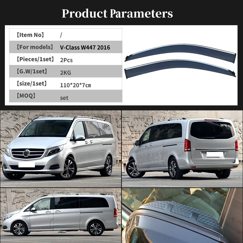 For Mercedes Benz V-class Viano Vito W447 W639 2003 Present Plastic Window  Visor Vent Shades Sun Rain Deflector Guard - Awnings & Shelters - AliExpress