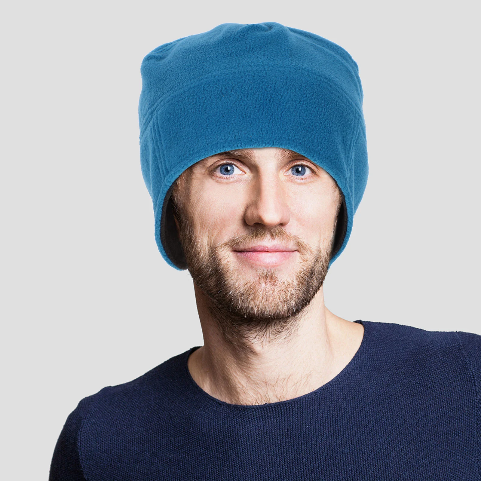 

Has Winter Thicken Hat Outdoor Riding Windproof Warm Cap Polyester (polyester Fiber) Man