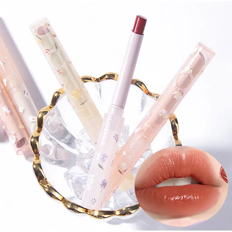 Florette – rouge à lèvres Transparent, glaçure à fleurs, gelée d'amour, miroir, tasse antiadhésive étanche, maquillage coréen Transparent, vente en gros_voghion.com