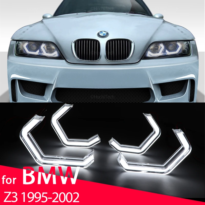 M4 Concept DTM White Angel Eye Kit para BMW Z3 E36 E37 E38 roadster coupe 1995 2002, accesorios para coche| | - AliExpress