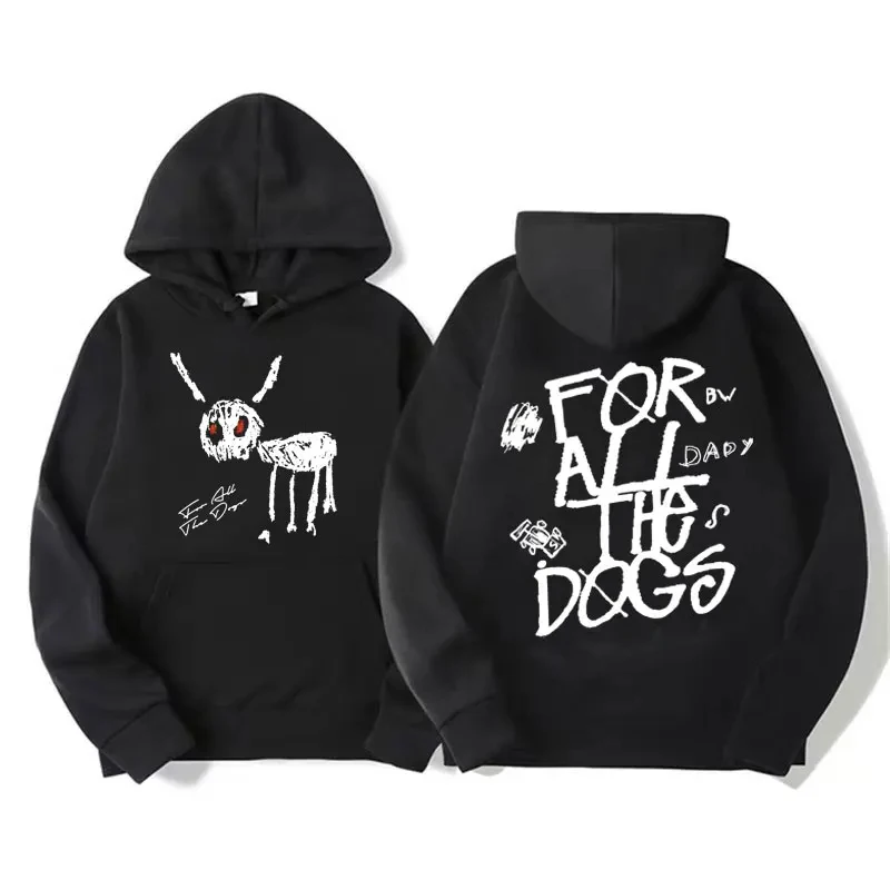 

Rapper Drake New Album for All The Dogs Graphic Hoodies Men Women Fashion Hip Hop Pullovers Sweatshirt Vintage Streetwear Hoodie