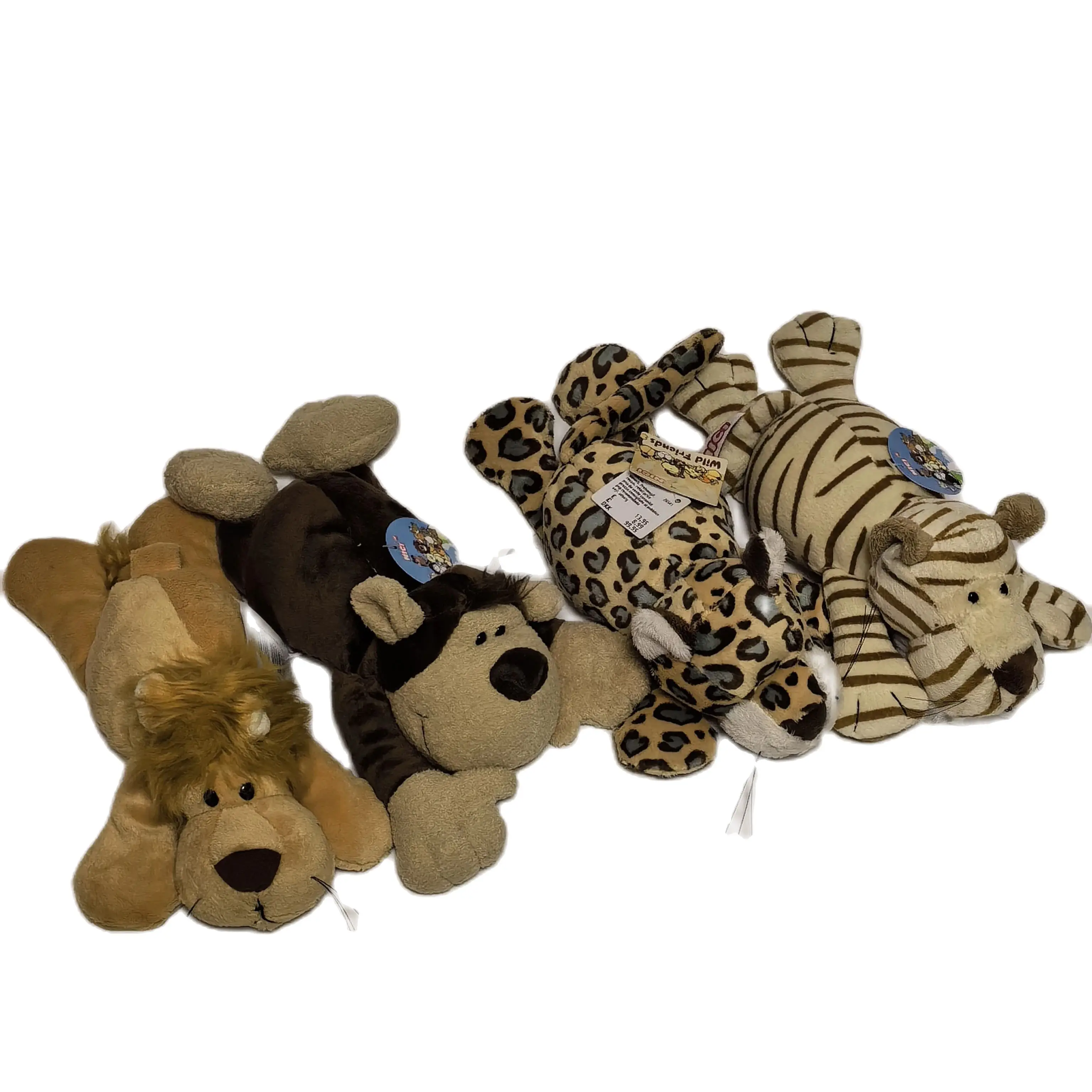 25Cm Giraffa Leone Tigre Peluche Feroci Animali Selvatici Simulazione Bianco Marrone Foresta Re Bambola Bambini Bambini Regali Di Compleanno
