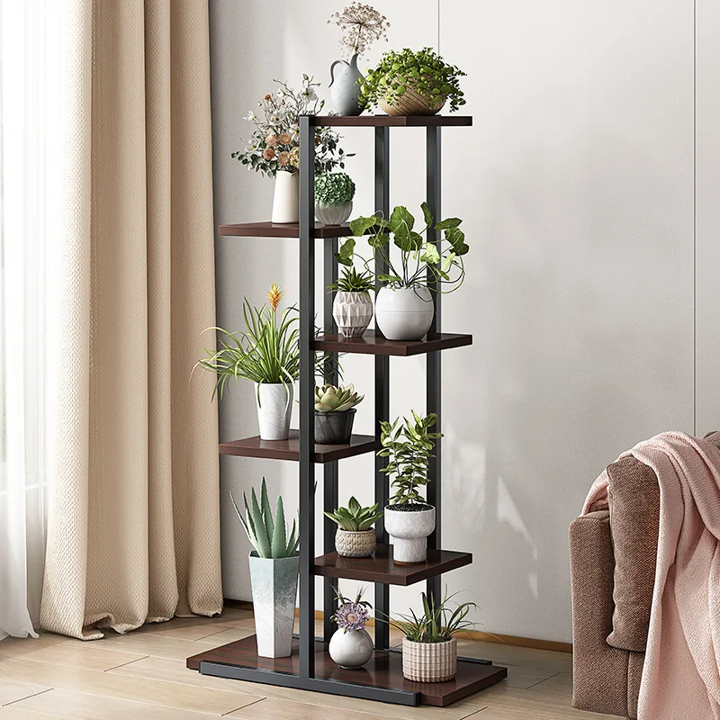 Plant Stand and Flower Stand 4/6 Tier Flower Shelves Planter Rack Storage Organizer Display Indoor Garden Balcony
