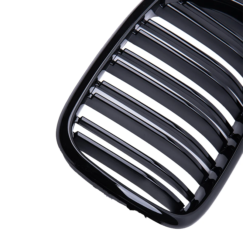 Doppelsteg Kühlergrill Schwarz GLANZ Performance Passt Für BMW 5er G30
