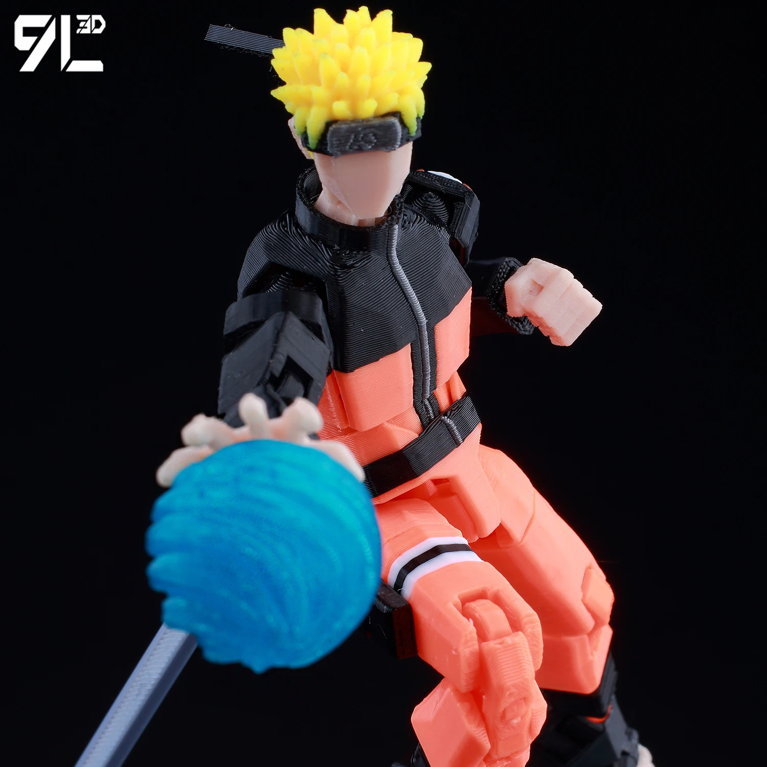 9L3D Printed Multi-Jointed Articulated Figure Dummy13 Lucky 13