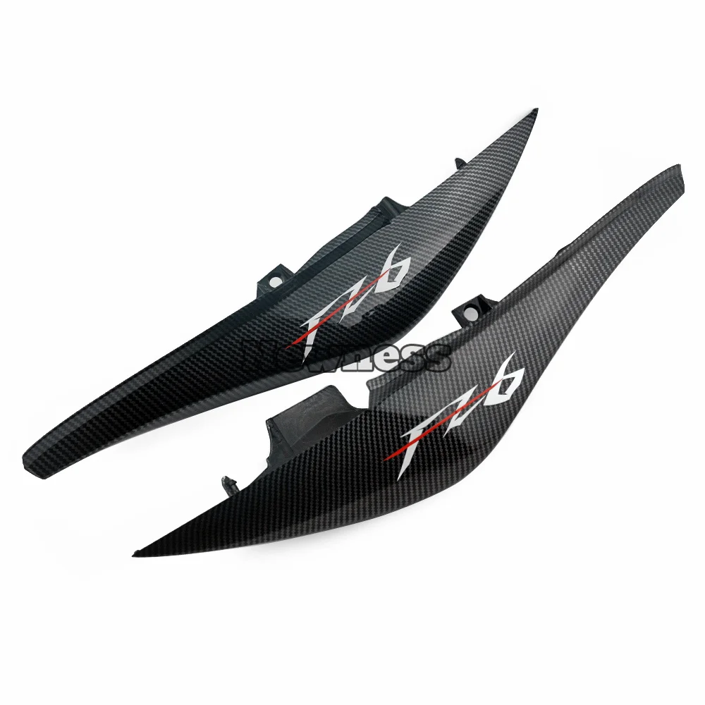 Gloss Black/Carbon Fairing Side Upper Tail Seat Cover Cowl For Yamaha FZ6 FZ6-N FZ-6N FZ 6N 2006 2007 2009 FZ6N Protector Motorcycle Fairing