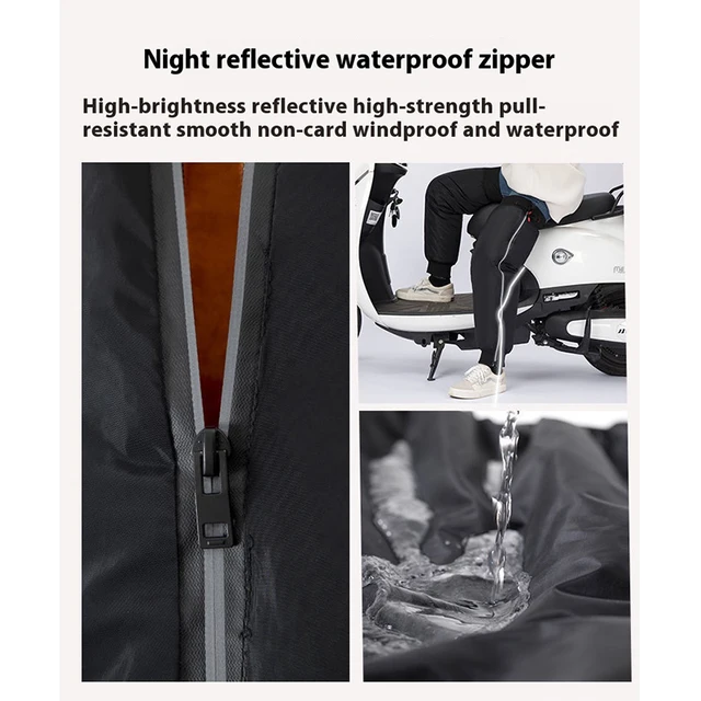 Winter Cold-proof Electric Bike Windproof Knee And Leg Guards (Thickened), Motorcycle Full-coverage Waterproof Knee Guards, 6