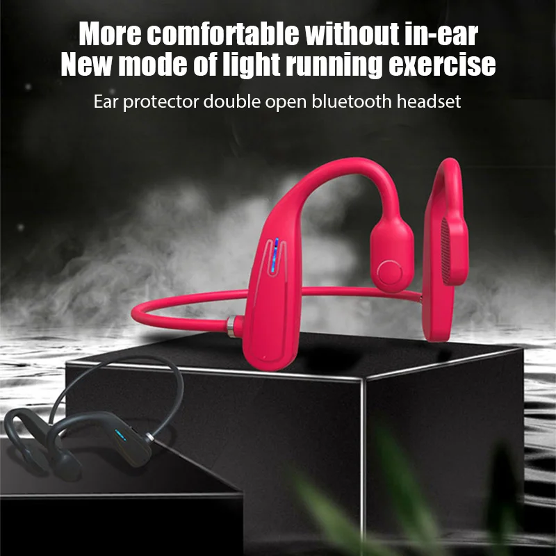 

Новые наушники Fone Bluetooth, наушники-вкладыши звукопроводности, беспроводные наушники с микрофоном, Беспроводная Bluetooth-гарнитура, не костяная
