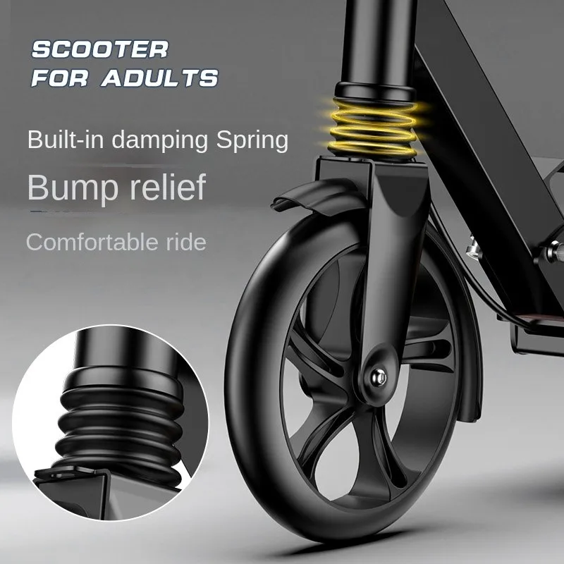 TULX Foldable Scooter With Two Wheel Tablet Design Fashionable And Versatile Convenient For Travel Say Goodbye To Congestion