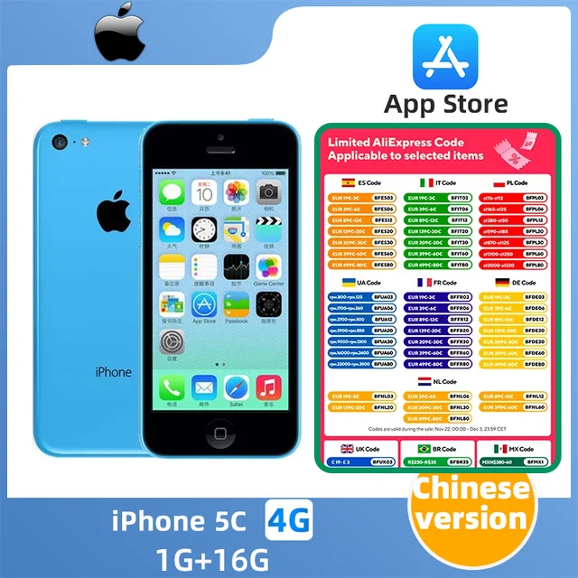 Apple Iphone 5c 3g Mobile Phone 4 0 Display Dual Core Cellphone 8gb 16gb 32gb Rom.jpg