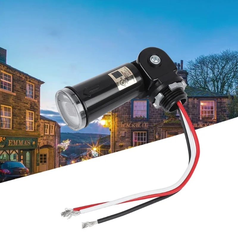 120V LED 조명 센서 제어 자동 온/오프 광전 스위치 실외 조명 기구용