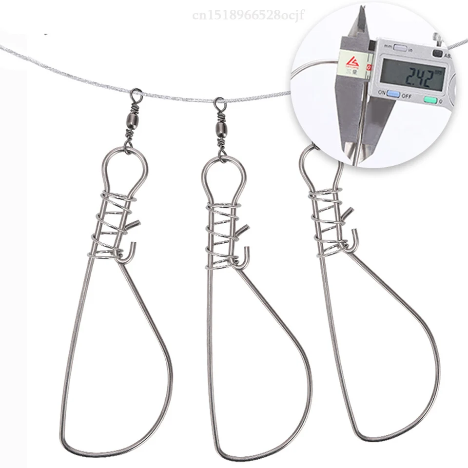 Boucle à Poisson Vivant Avec Moulinet - Pour Pêche En Eau Douce Et Mer, Accessoires Acier Inoxydable