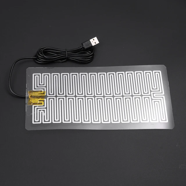 Usb Láb Melegítő Pad Hordozható Masszázs Fűtött Szőnyeg Dugó És Lejátszás Téli Melegebb Lapok Meleg Tányér Otthoni Felpipszek