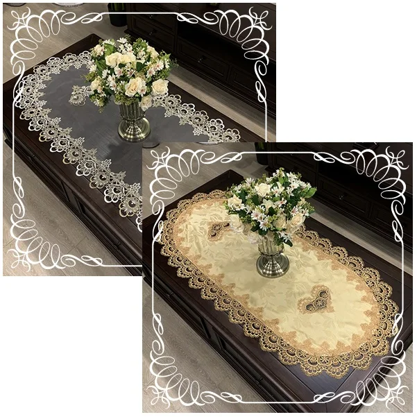 Vintage Lace Tablecloth Cover 1