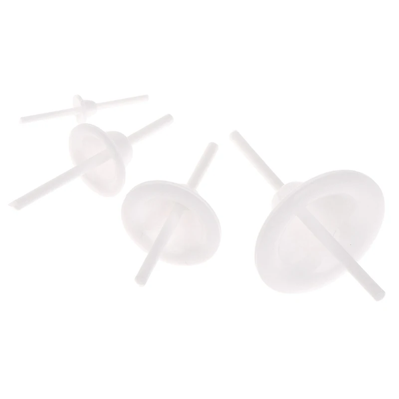 8pcs Lily Flower Holder Cupcake Stand Icing Cream Cake Flower Studs Decorating Tool Nail Baking Tools