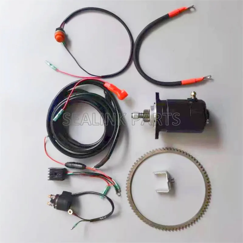 Electric Start Conversion Kit For Tohastu M25 M30 & More 2 Stroke 25hp