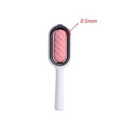 Enhanced Pet Hair Removal Comb with Wipes - Premium Grooming Tool - As the pictures (Pink Short)