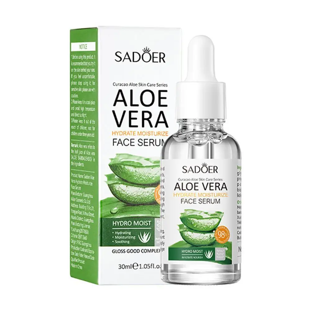 

Aloe Vera Moisturizing and Hydrating Face Serum Skin Rejuvenation Nourishing Essence with 69% Organic Aloe Vera