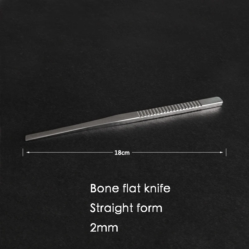 Cincel de hueso Nasal, pala de protección de doble cabezal izquierda y derecha, cuchillo de hueso plano recto, cincel de hueso, ortopédico Nasal