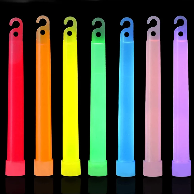 15Pcs Ultra Bright 6 Inch Large Glow Sticks - Long Last Lighting Over 12 Hours - Glowstick For Parties And Kids Playing 2