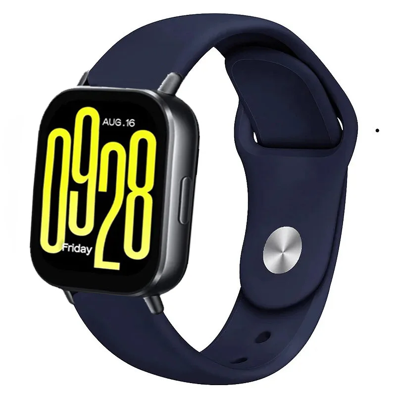 Comfortable 22mm Soft Silicone Strap - Replaceable Wristband for Smartwatches