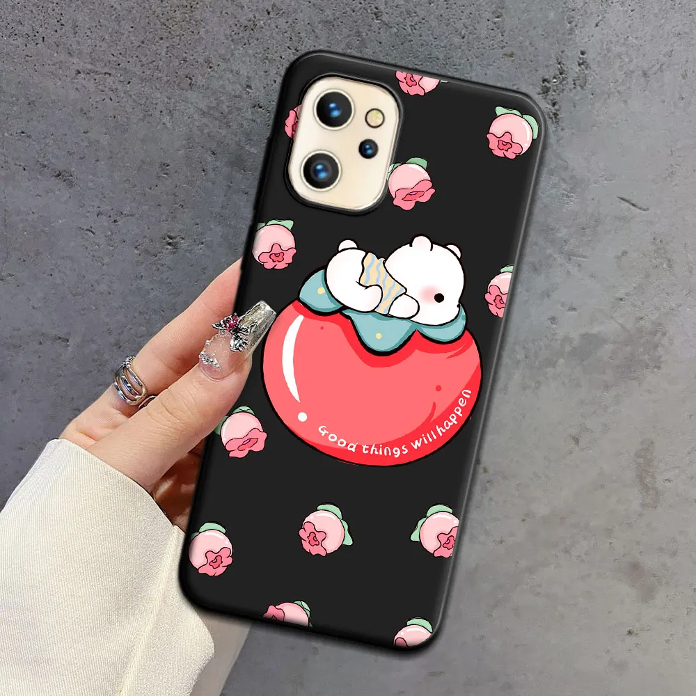 Cartoon Astronaut Pattern Soft Silicone TPU Phone Case - Lovely Back Cover s