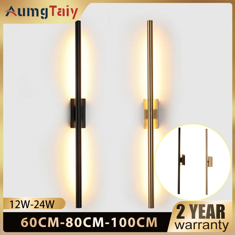 

Room Line Wall Light 360°Angle Lamps Indoor Lighting LED Wall Lamp Simple Mirrors with Light Fixture Metal Acrylic AC 110/220V
