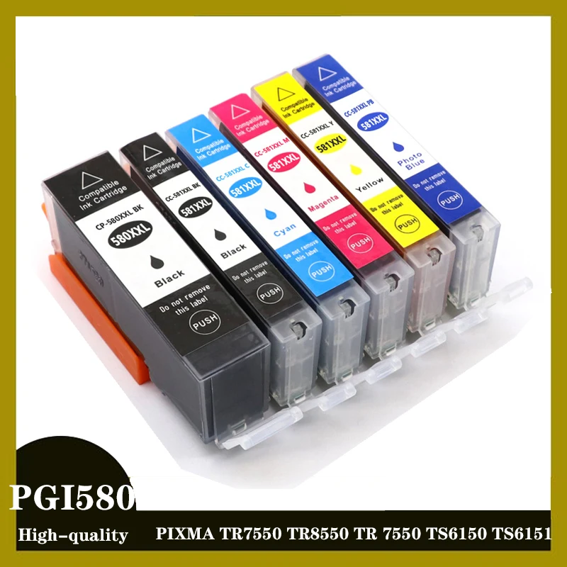 Inchiostro Compatibili Per Canon PGI-580 CLI-581 XXL 580 - Foto 7