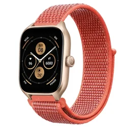 Nylon Loop Band Strap - Adjustable Watch Bracelet, 20mm/22mm - 20mm watchband (22 Apricot)