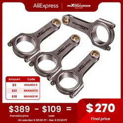 H Beam Connecting Rods Conrod for VW 2.0 1.9 TDI PD140 PD170 ARP 2000 144/53.7mm ARP2000 5/16