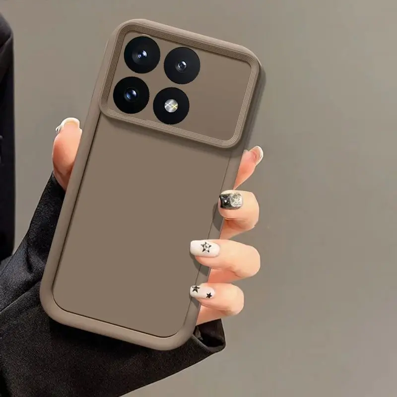 Luxury Candy Matte Soft Cover - Fall Prevention Case for Xiaomi Poco F8 Pro 5G