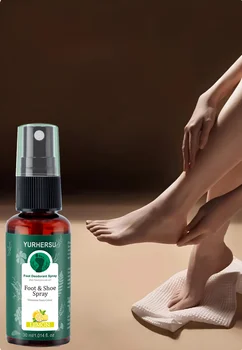 Lemon Fresh Foot Deodorant Spray - Kills Odor & Bacteria, Keeps Feet Dry, 24H Long Lasting, Natural Ingredients, for Men Women 1