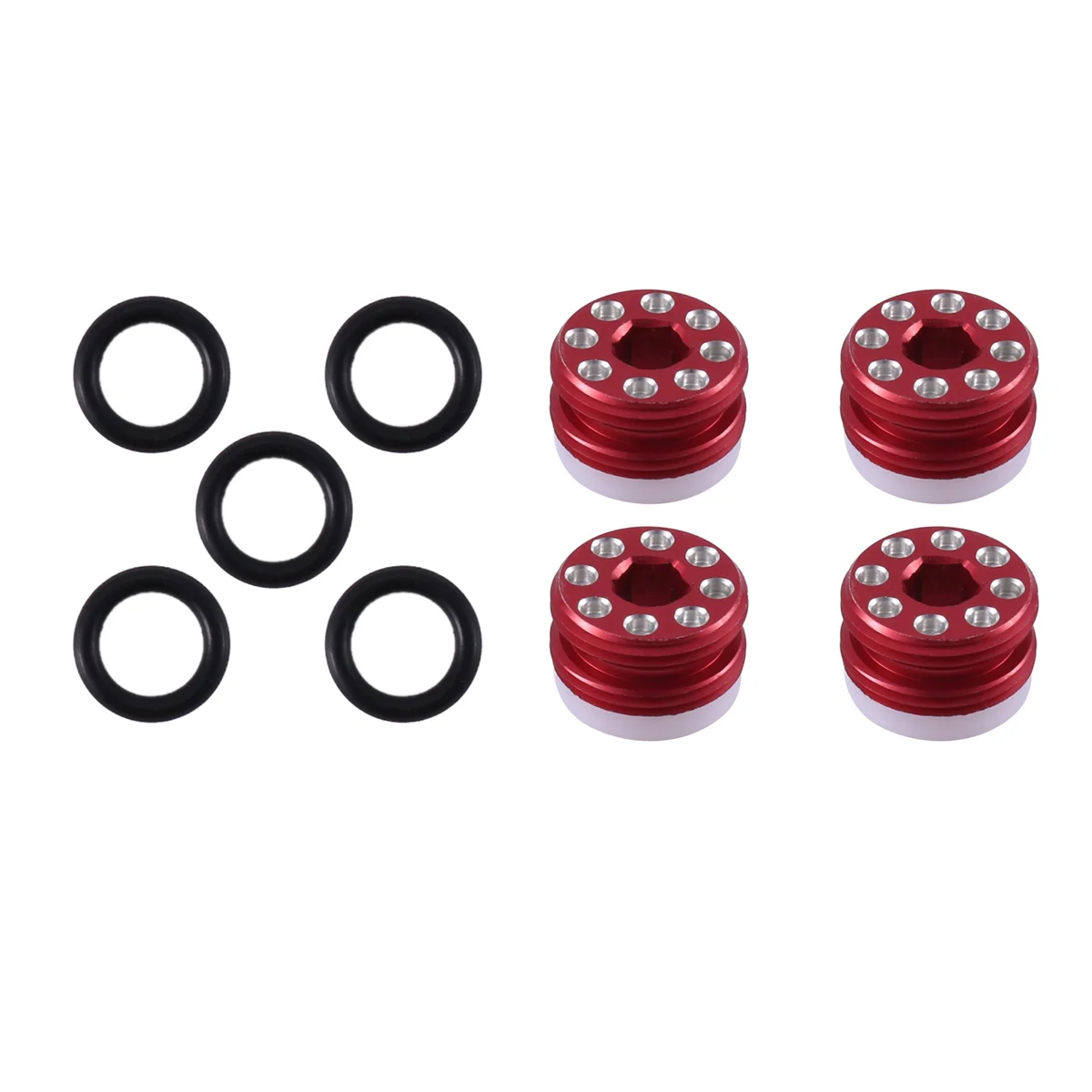 

Metal Delrin Cap Hub Nut with O-Ring AON21N02 for ARRMA 6S 1/8 Karton Outcast 1/7 Limitless Mojave Parts,1