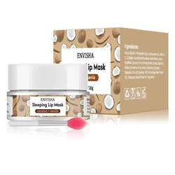 Peach Infused Moisturizing Lip Sleeping Mask - Nourishing & Exfoliating Balm, 20g (Coconut mask)